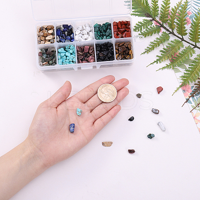 Natural & Synthetic Mixed Gemstone Beads G-CJ0001-27-1