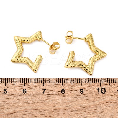 304 Stainless Steel Stud Earrings for Women EJEW-L296-032G-01-1