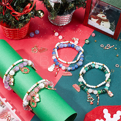 DIY Christmas Bracelet Making Kit DIY-SC0022-58-1