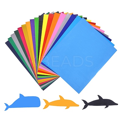 20Sheets 20 Colors Heat Transfer Vinyl Sheets DIY-SZ0003-35-1