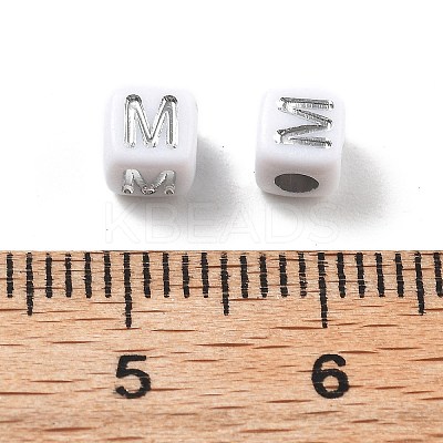 Opaque Acrylic Beads OACR-D282-06M-1