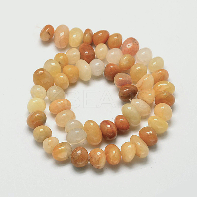 Natural Topaz Jade Gemstone Nuggets Bead Strands LS-G-J337-30-01-1
