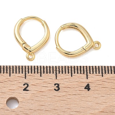 SHEGRACE Brass Hoop Earrings Findings XGR0158G-94G-1