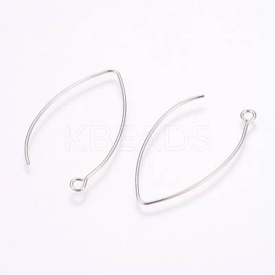 Tarnish Resistant 304 Stainless Steel Hook Earrings X-STAS-K148-10-1