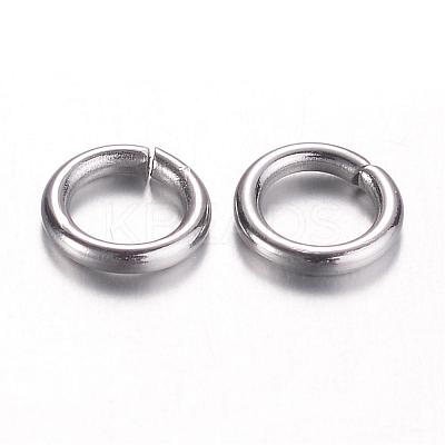Tarnish Resistant 304 Stainless Steel Open Jump Rings STAS-D438-04-1