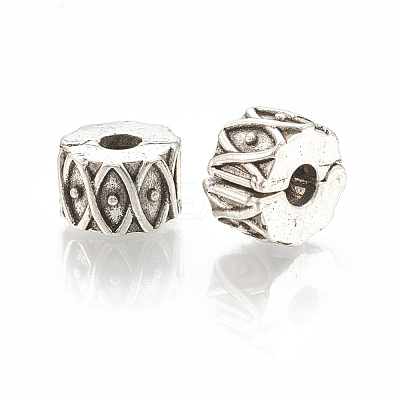 Alloy European Clasps PDLC-S001-10-1
