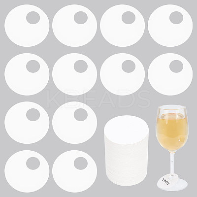 Paper Wine Glass Charms FIND-WH0110-708-1