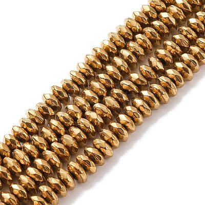 Electroplate Non-magnetic Synthetic Hematite Beads Strands G-J160-D-02-1