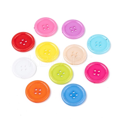 Acrylic Sewing Buttons BUTT-E076-D-M-1