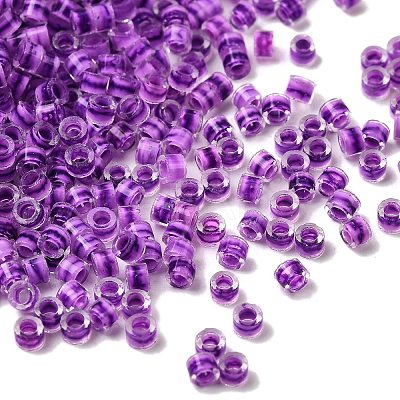 Cylinder Glass Seed Beads GLAA-NH0005-01O-1