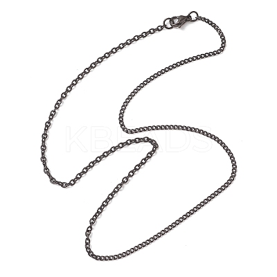 304 Stainless Steel Cable Chain Twisted Chain Necklaces for Women Men NJEW-JN05818-1