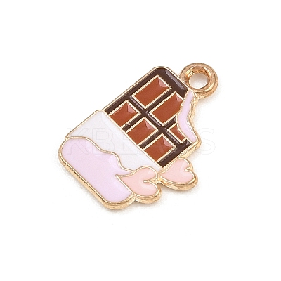 Valentine's Day Alloy Enamel Pendants ENAM-I084-01KCG-14-1