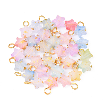 30Pcs Acrylic Pendants PALLOY-YW00062-01-1