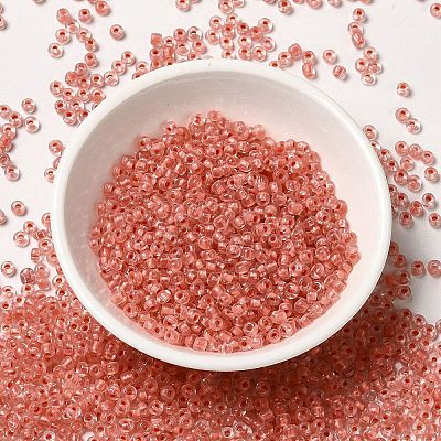8/0 Transparent Glass Seed Beads SEED-F003-03B-05-1