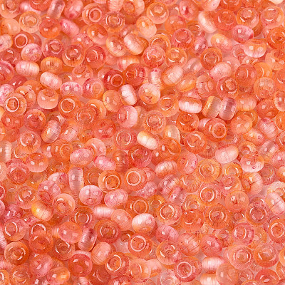 Imitation Cat Eye Glass Seed Beads SEED-N007-31C-1