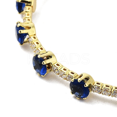 Brass Micro Pave Cubic Zirconia Cuff Bangles BJEW-E095-01G-1