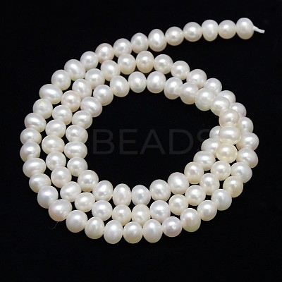 Natural Cultured Freshwater Pearl Beads Strands PEAR-L001-F-13-1
