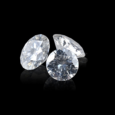 Brilliant Round Cut Moissanite Loose Stones Cabochons RGLA-F081-01M-1