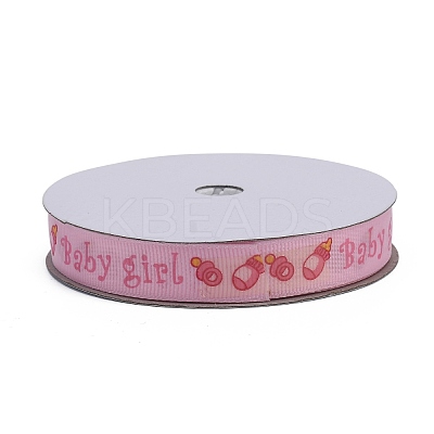 Mixed Baby Shower Ornaments Decorations Polyester Grosgrain Ribbons OCOR-X0001-1
