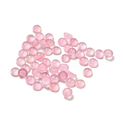 Natural White Jade Dyed Cabochons G-H309-02-02-1