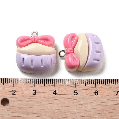 Opaque Resin Pendants RESI-R444-05C-1