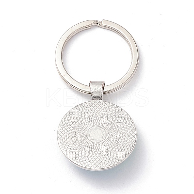 Pride Style Glass Keychain LS-KEYC-F033-01F-1