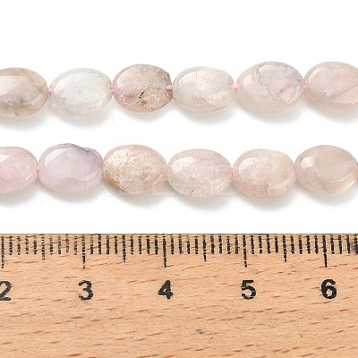 Natural Pink Morganite Beads Strands G-H335-N01-6x8mm-1