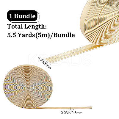 5M Flat Imitation Leather Cord LC-GF0001-02A-01-1