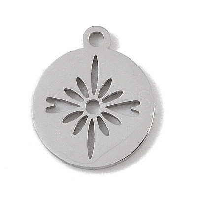 Non-Tarnish 304 Stainless Steel Pendants LS-STAS-B062-12P-1