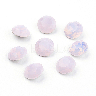 Pointed Back & Back Plated K9 Glass Rhinestone Cabochons RGLA-J012-10mm-395-1