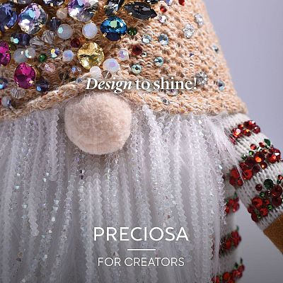 Preciosa® MAXIMA Crystal Fancy Stones Y-PRC-FC12-70530-1