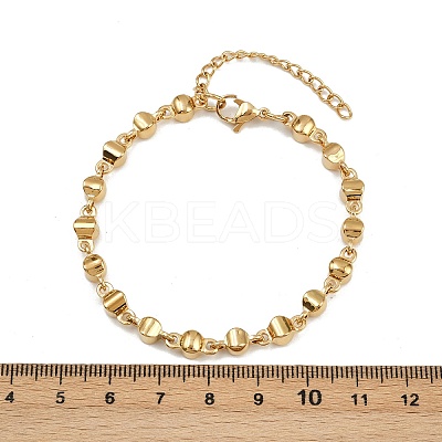 304 Stainless Steel Link Bracelets for Women BJEW-Z143-09G-1