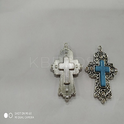 Synthetic Turquoise Big Pendants G-TAC0010-03B-1