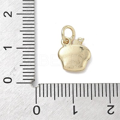 Brass Enamel Charms KK-K368-17G-04-1