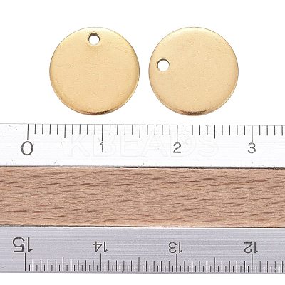 Ion Plating(IP) 304 Stainless Steel Charms STAS-K112-01G-1