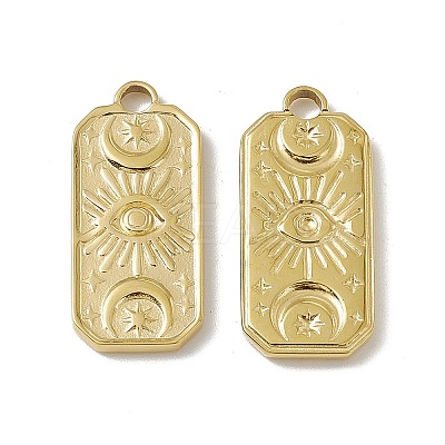 PVD Vacuum Plating 201 Stainless Steel Charms X-STAS-J401-VC591-1