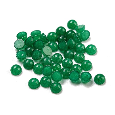 Natural White Jade Dyed Cabochons G-H309-03-33-1