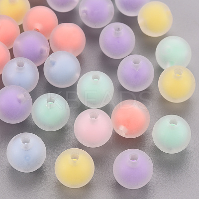 Transparent Acrylic Beads TACR-S152-16C-1