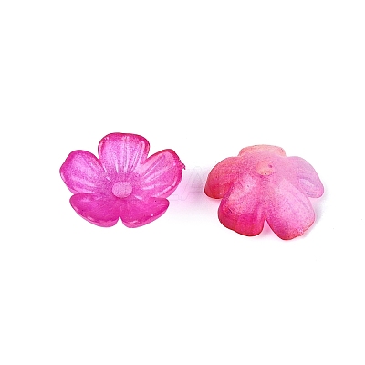 Transparent Plastic Bead Caps KY-Q005-02A-08-1
