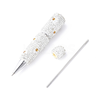 Alloy Beadable Pen AJEW-A066-02D-1
