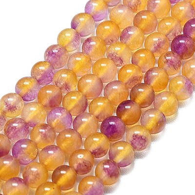 Natural Malaysia Jade Beads Strands G-L645-C01-6mm-32-1