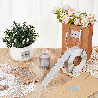 800Pcs Rectangle Paper Thermal Printable Label Stickers AJEW-WH0777-003A-1