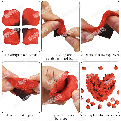 100G Satin Artificial Rose Petals DIY-SP0005-68H-1
