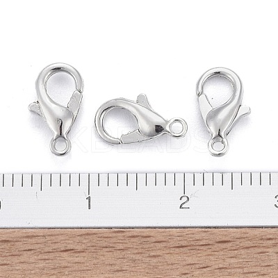 Zinc Alloy Lobster Claw Clasps E103-P-NF-1