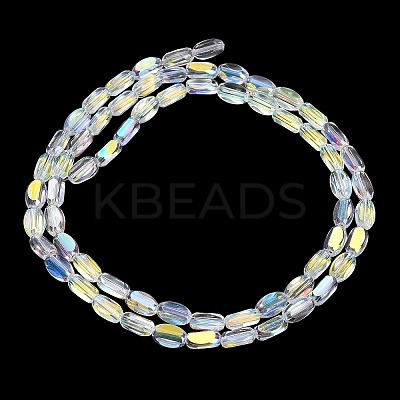 Electroplate Transparent Glass Beads EGLA-H112-01AB-01-1