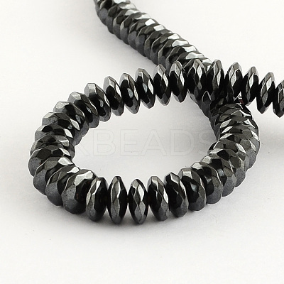 Grade A Non-magnetic Synthetic Hematite Beads Strands G-R211-26-1