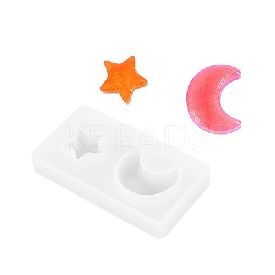 Astronomy Theme Moon and Star Silicone Molds DIY-L005-05-1