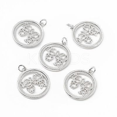 Brass Pendants KK-E068-VB199-1