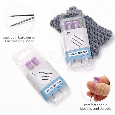 2Pcs Wool Felt Punch Needles PW-WGB6CA6-01-1
