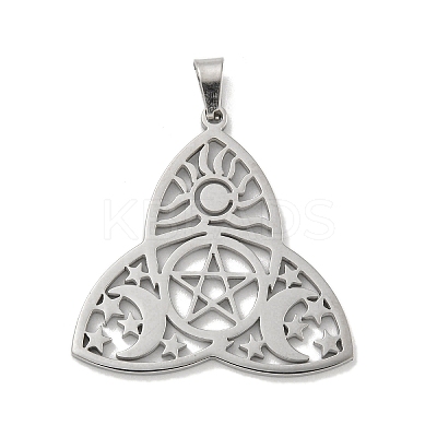 304 Stainless Steel Pendants STAS-M067-04P-1